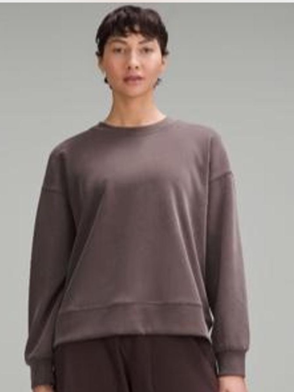 Lululemon Softstreme Perfectly Oversized Cropped Crew Sweatshirt 4